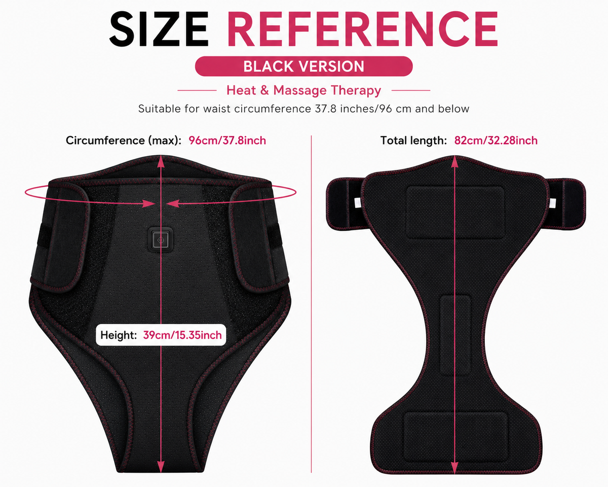 Heat & Massage Waist Wrap