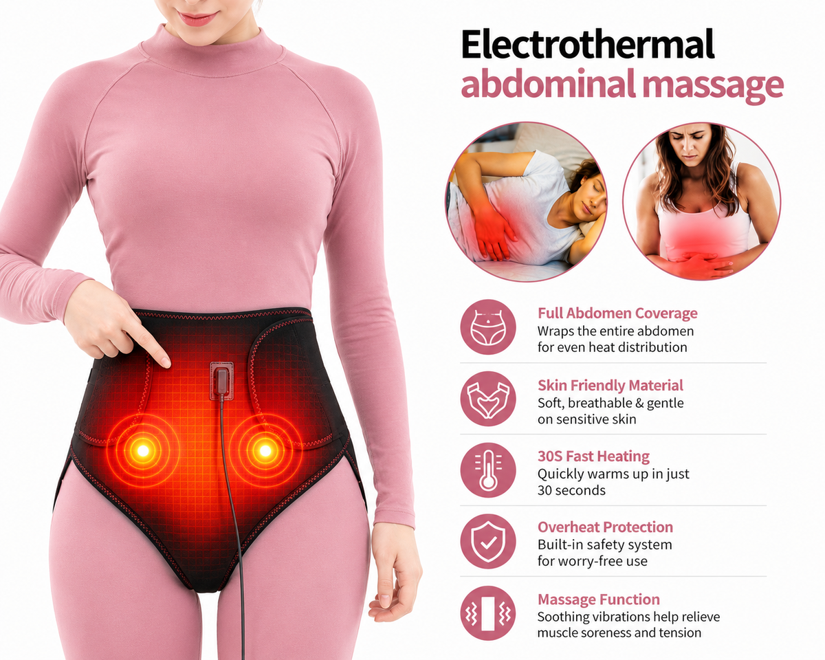 Heat & Massage Waist Wrap