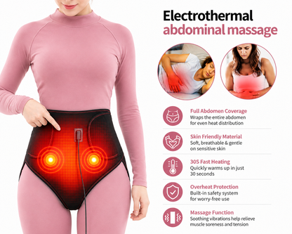 Heat & Massage Waist Wrap